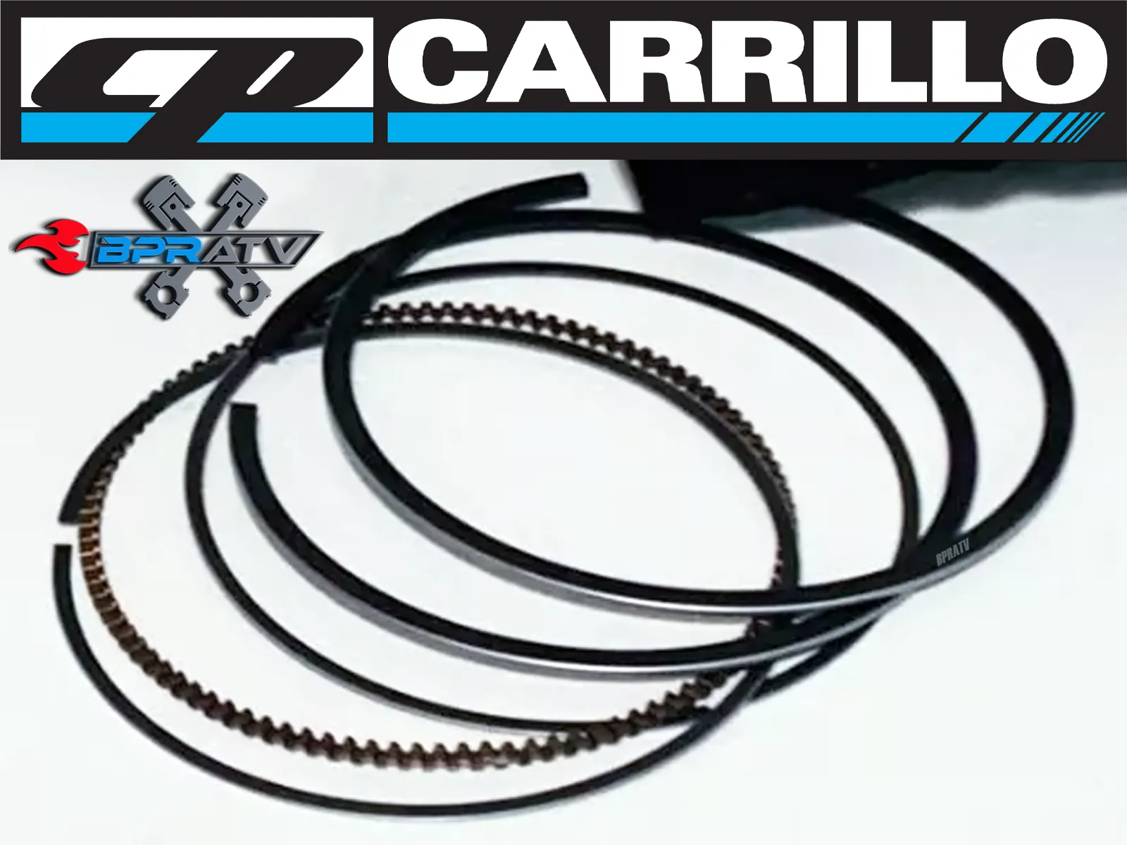 02-16 Honda CRF450R CRF 450R Stock 100mm Big Bore CP Carrillo Piston Rings Only
