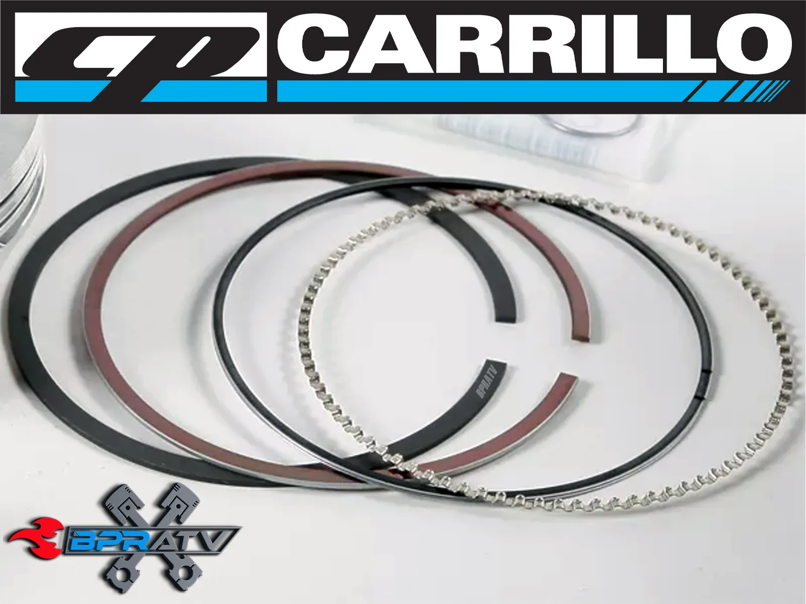02-16 Honda CRF450R CRF 450R Stock 100mm Big Bore CP Carrillo Piston Rings Only
