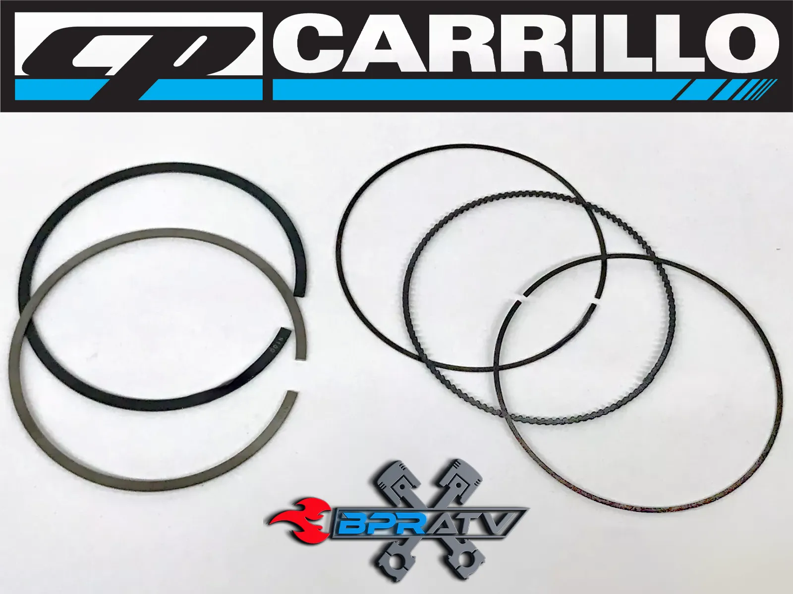 02-16 Honda CRF450R CRF 450R Stock 100mm Big Bore CP Carrillo Piston Rings Only