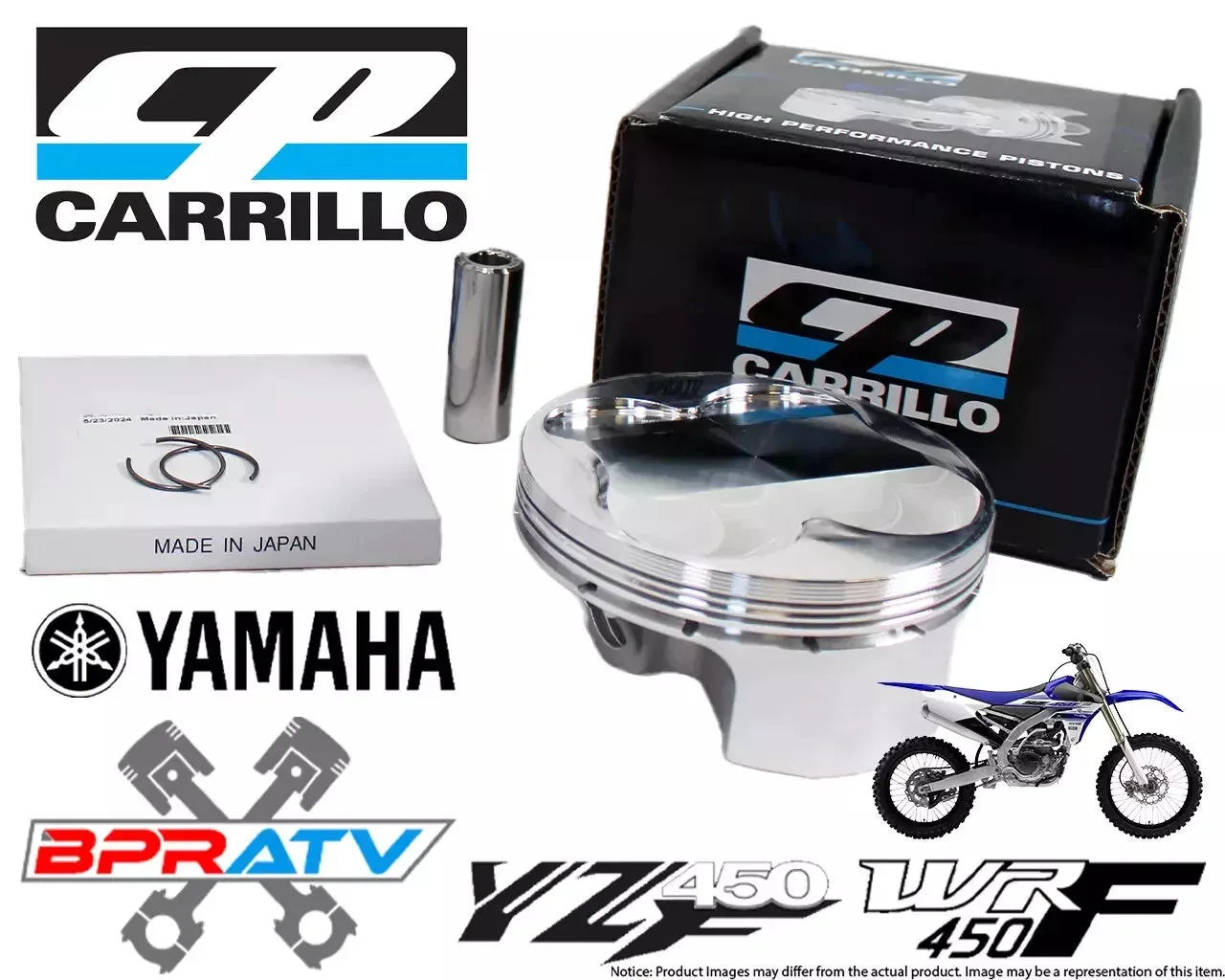 03-06 WR450F WR 450F 98m Big Bore Kit  3 Cylinder 480cc Top End Rebuild Assembly