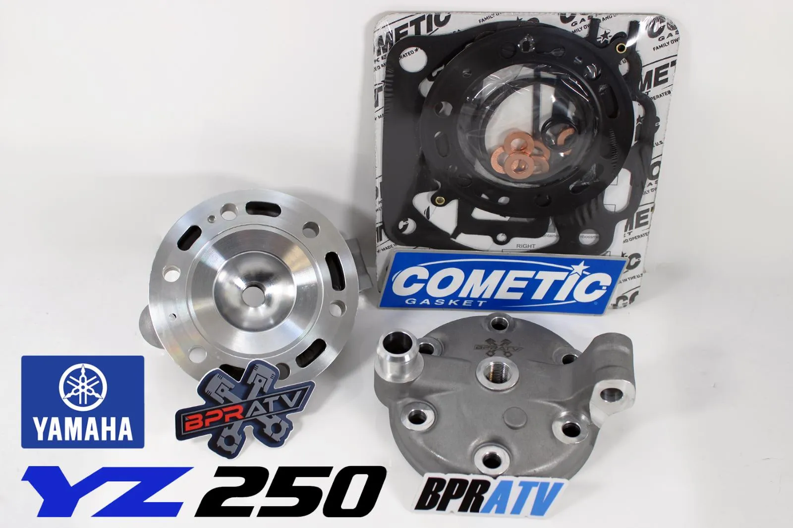 03  YZ250 YZ 250 Stock OEM Bore Cylinder Head Complete Top End Rebuild Parts Kit