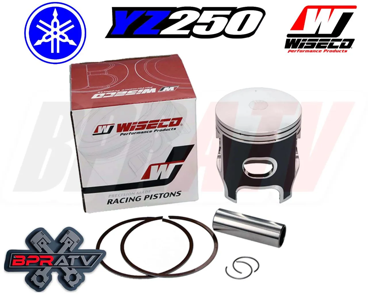 03  YZ250 YZ 250 Stock OEM Bore Cylinder Head Complete Top End Rebuild Parts Kit