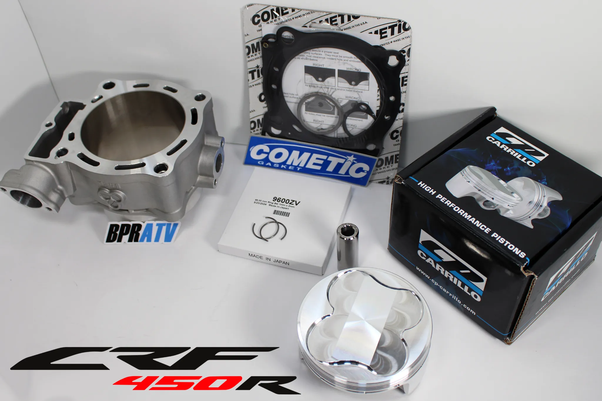 *09-16 Honda CRF450R CRF 450R Cylinder 13:1 CP Piston Gasket Top End Rebuild Kit
