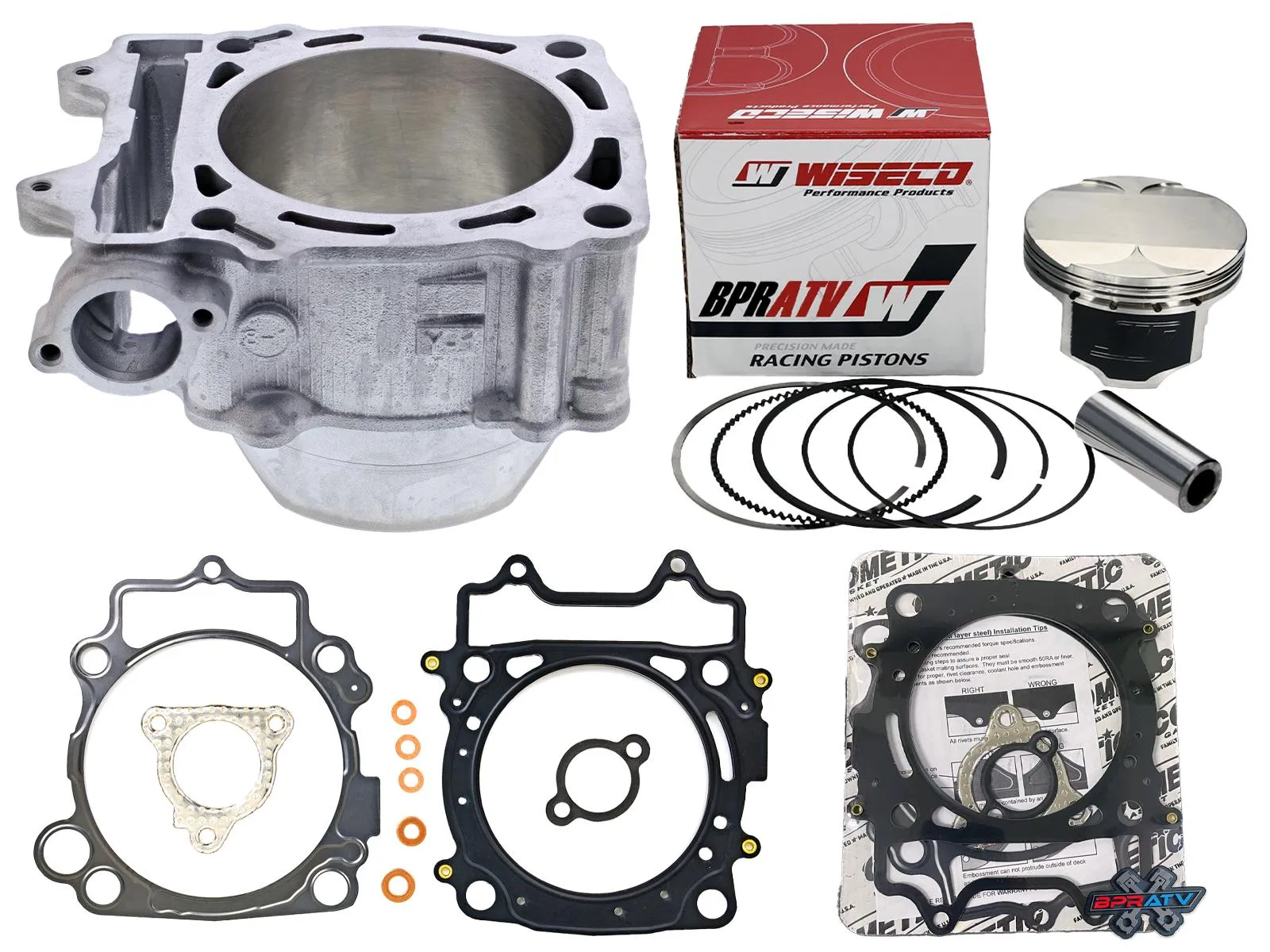 18 19 Yamaha YZ450F YZ 450F Stock Bore Cylinder Wiseco Piston Top Rebuild Kit