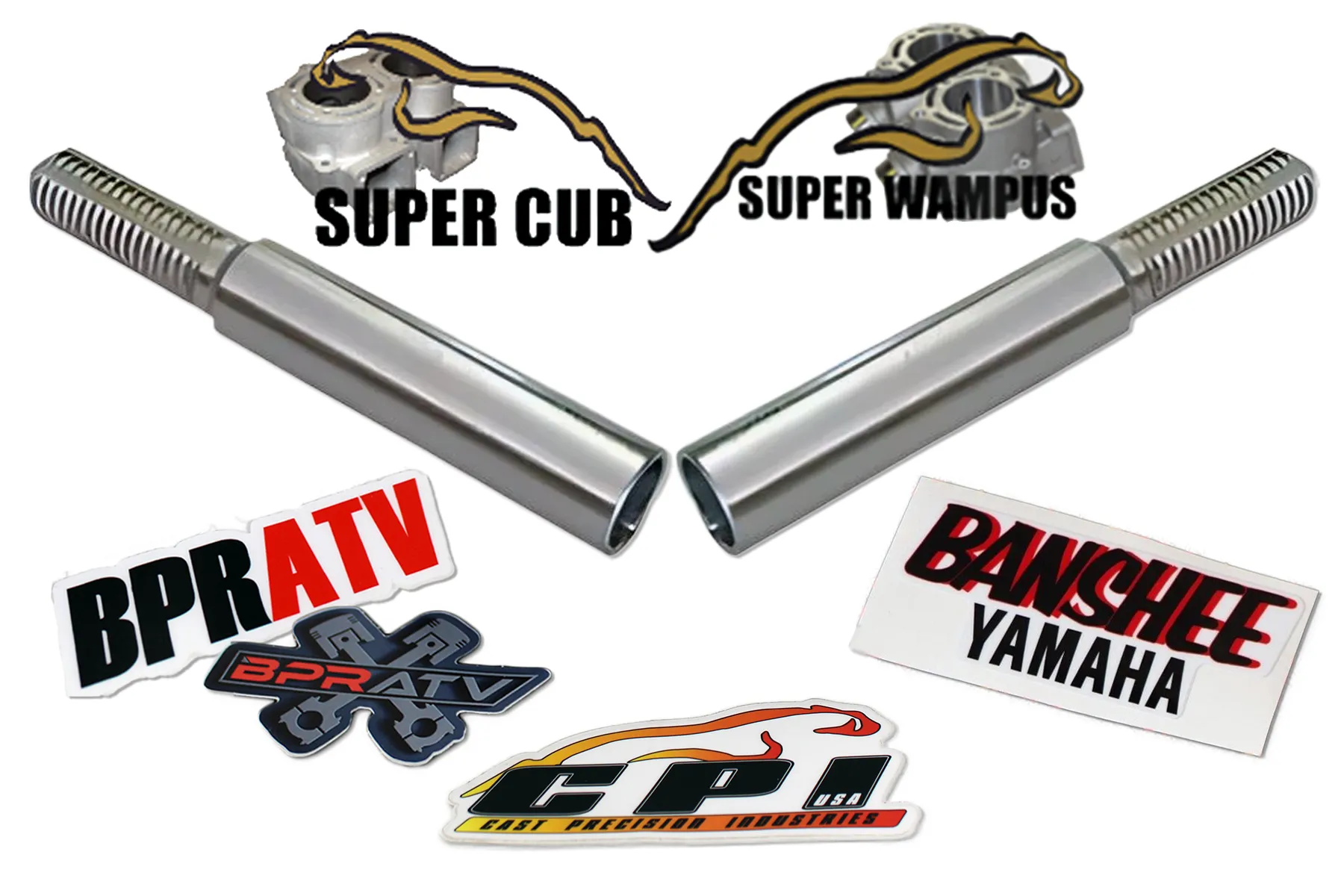 2 x BPRATV's Stud Extenders Cheetah Cub Serval Super Cub DM CP Banshee Cylinders
