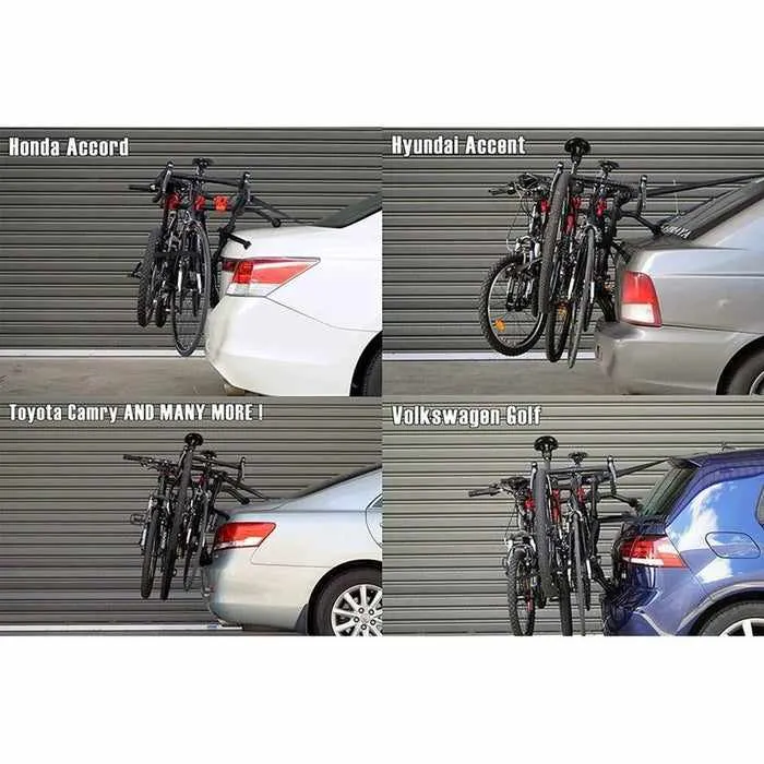 3-Bike Hatchback Mount Carrier Rack For Car