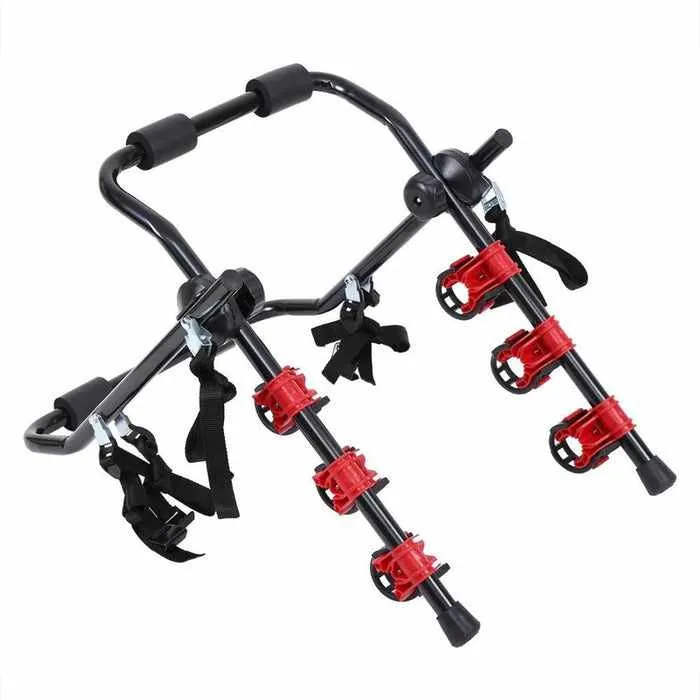 3-Bike Hatchback Mount Carrier Rack For Car