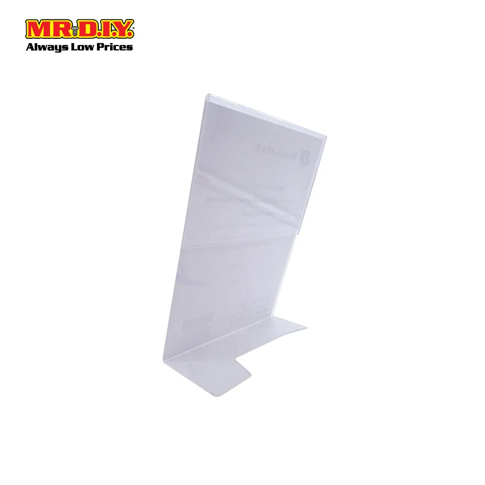 A4 Acrylic Transparent Display Stand