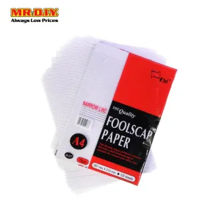 A4 Narrow Line Foolscap Paper 100'S S-37/100NL
