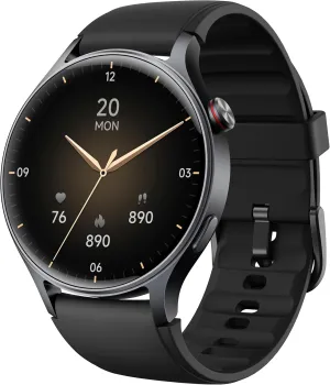 aeac Smart Watch for Women, AMOLED Ultra-Clear Screen Activity Trackers with Heart Rate/Sleep/SpO2 Monitor, Smartwatch for iPhone/Samsung/Android, 110  Sport Modes Waterproof Fitness Watch (Black)
