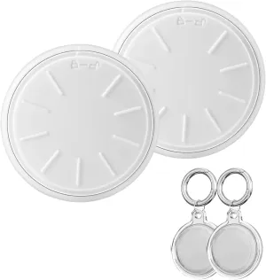 Air Tracker Tags-3 Pack, Item Tracker with Waterproof Case for Your Keys, Wallet etc, Luggage Tracker Works with Find My APP (iOS Only) (2 PCS)