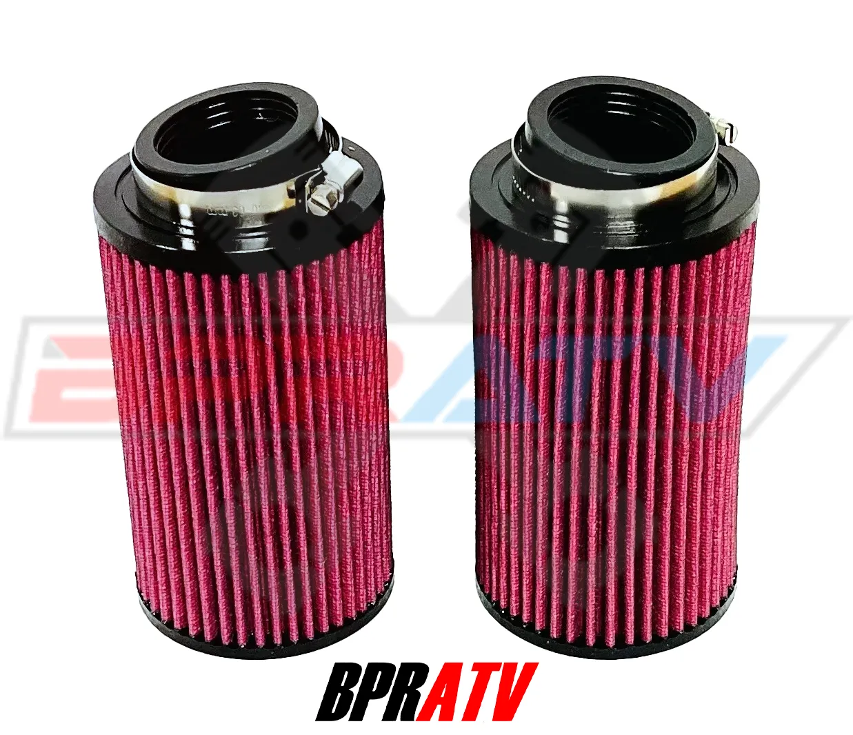 Banshee 26mm Stock Carb Filters K N Style Oversize Washable Flow Air Filter Pair
