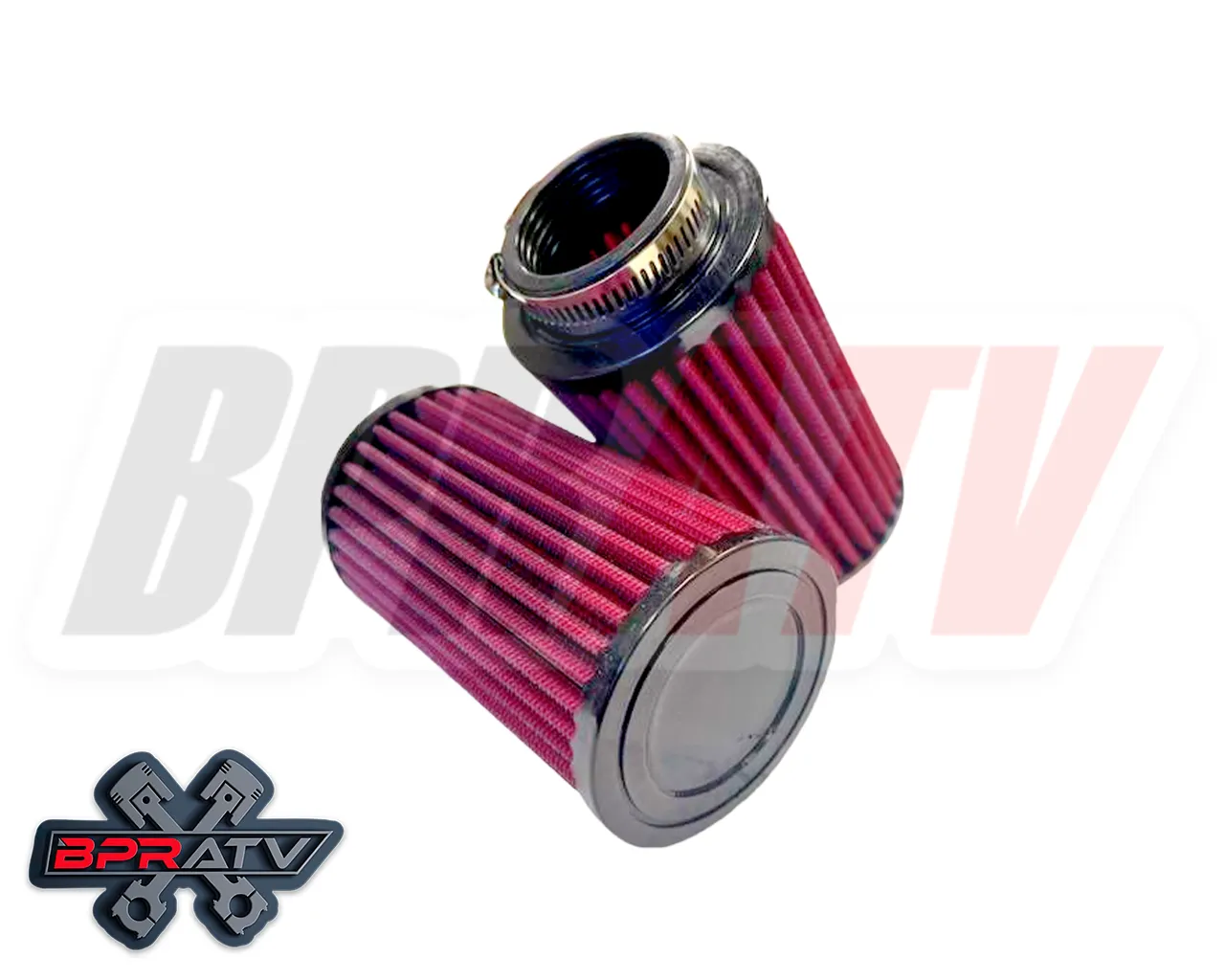 Banshee 26mm Stock Carb Filters K N Style Oversize Washable Flow Air Filter Pair