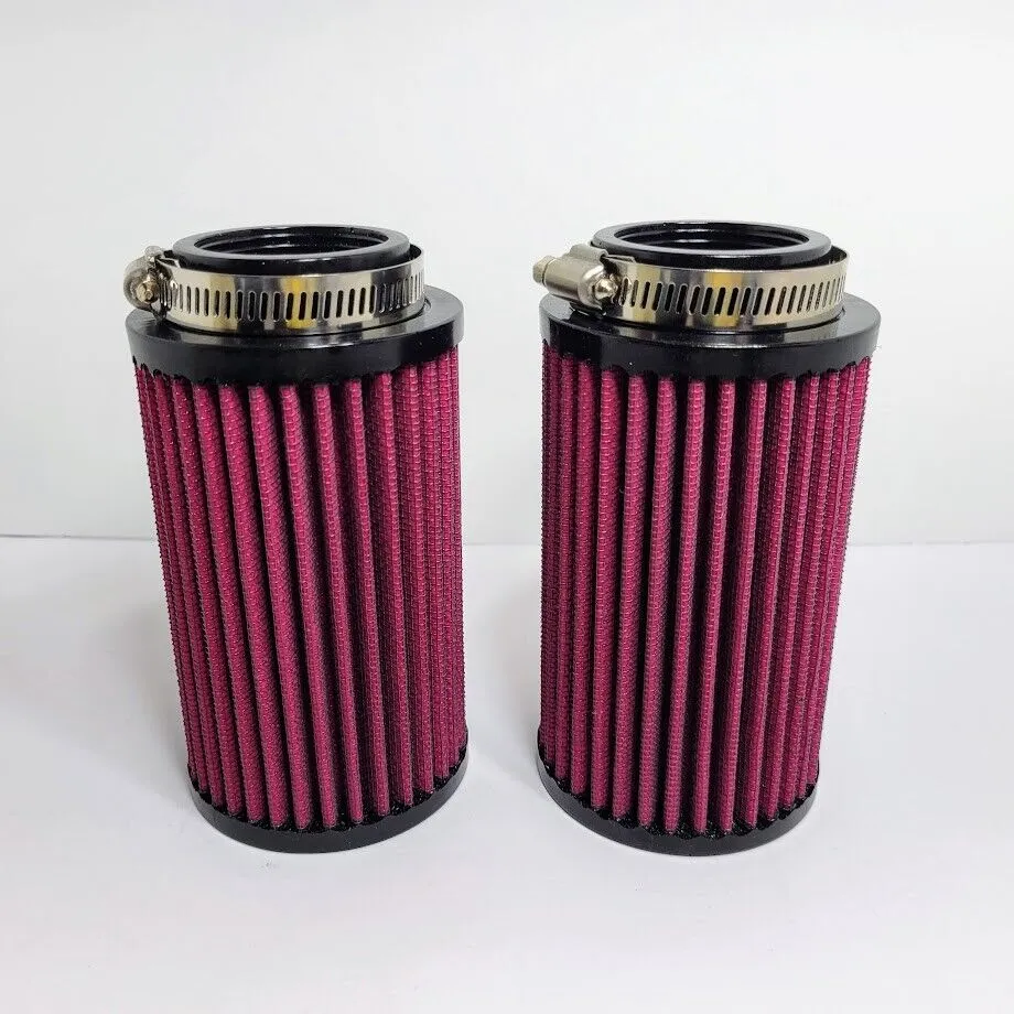 Banshee 26mm Stock Carb Filters K N Style Oversize Washable Flow Air Filter Pair