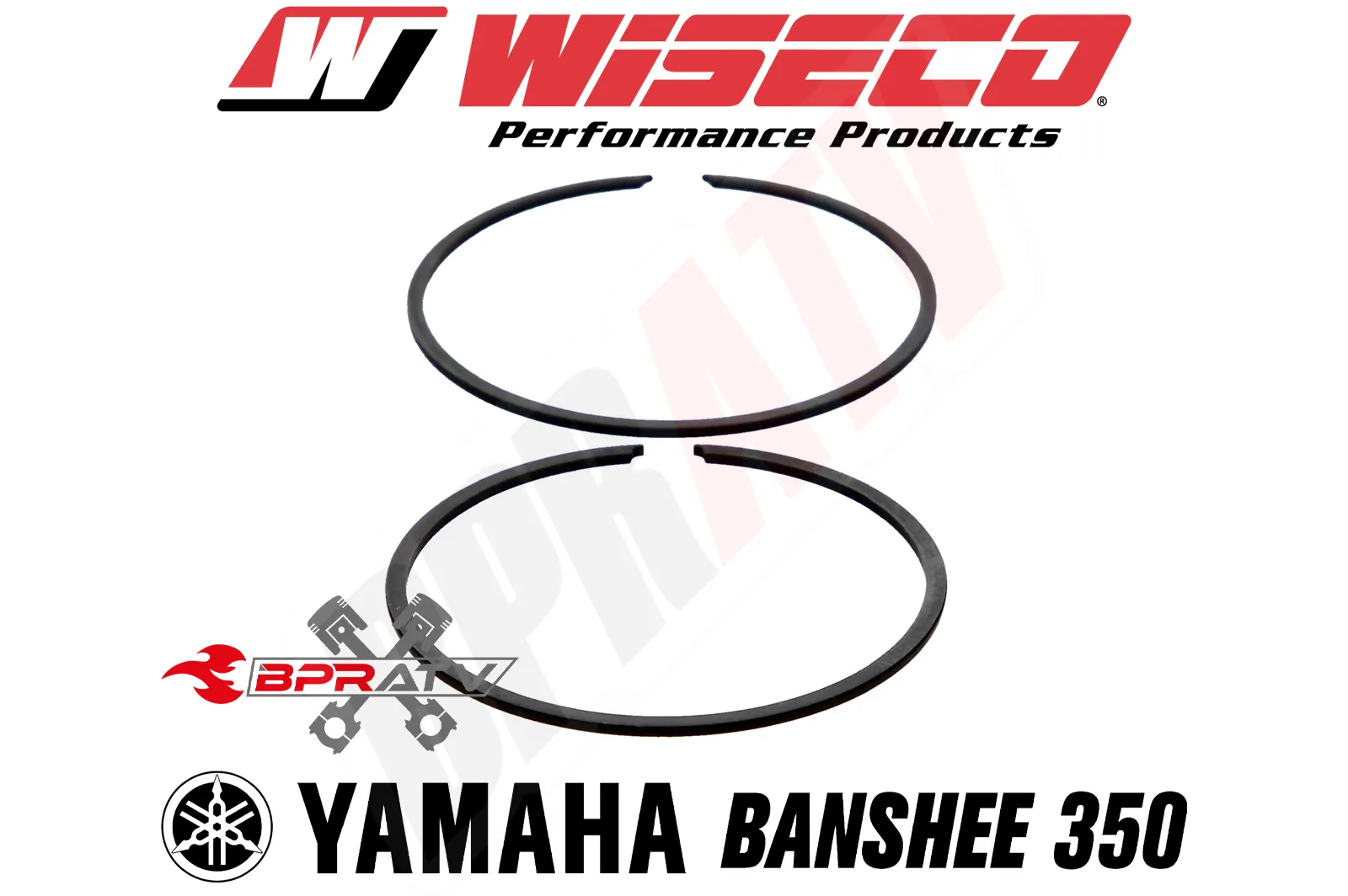 Banshee 350 66.50 mm Bore Wiseco Piston Rings Rebuild Set 2618CD (Pair) Set Of 4