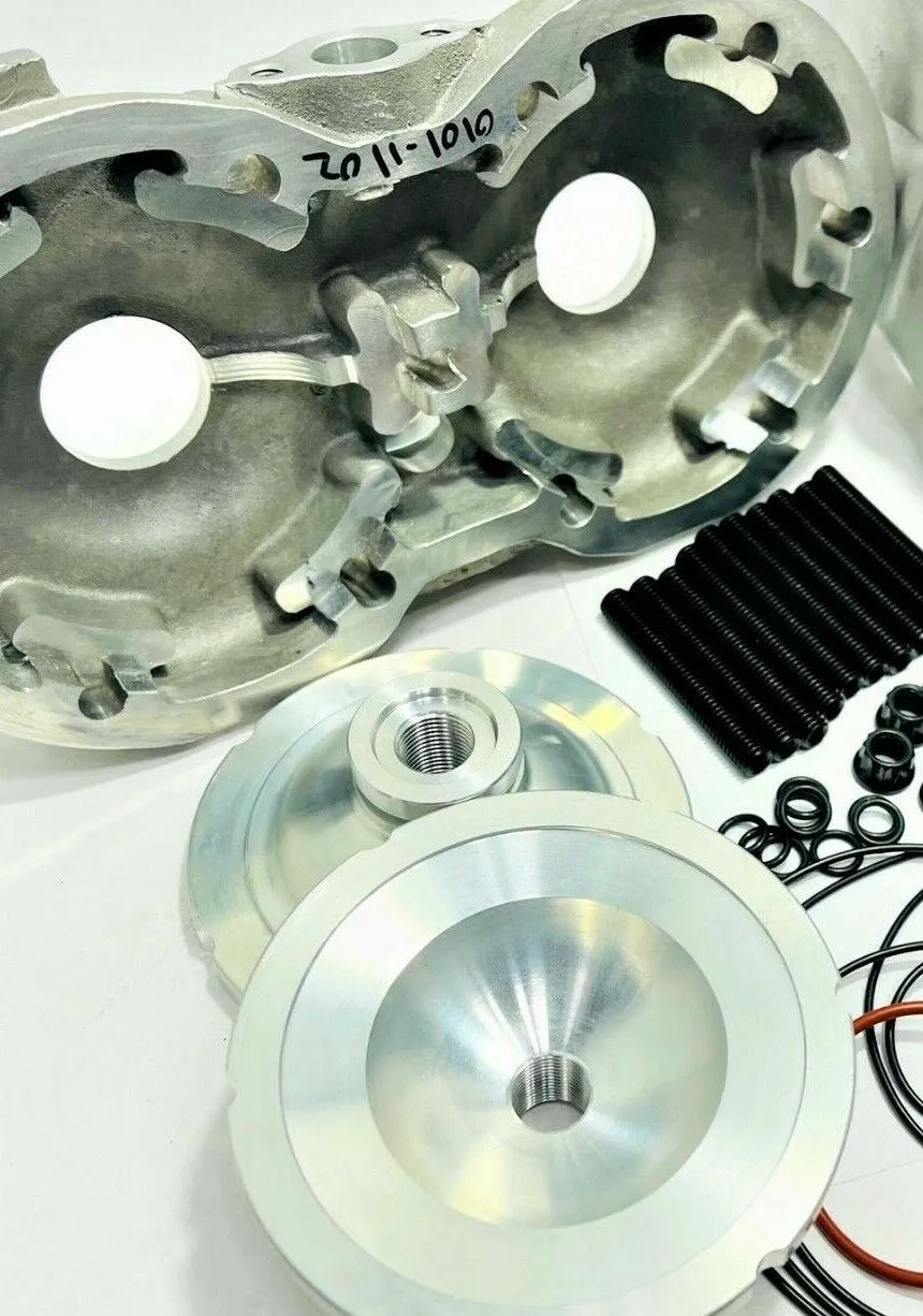 Banshee 611 554 583 DM Cylinder Head 28cc Domes O-rings 10 mil Top End Shell