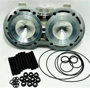 Banshee 611 554 583 DM Cylinder Head 28cc Domes O-rings 10 mil Top End Shell