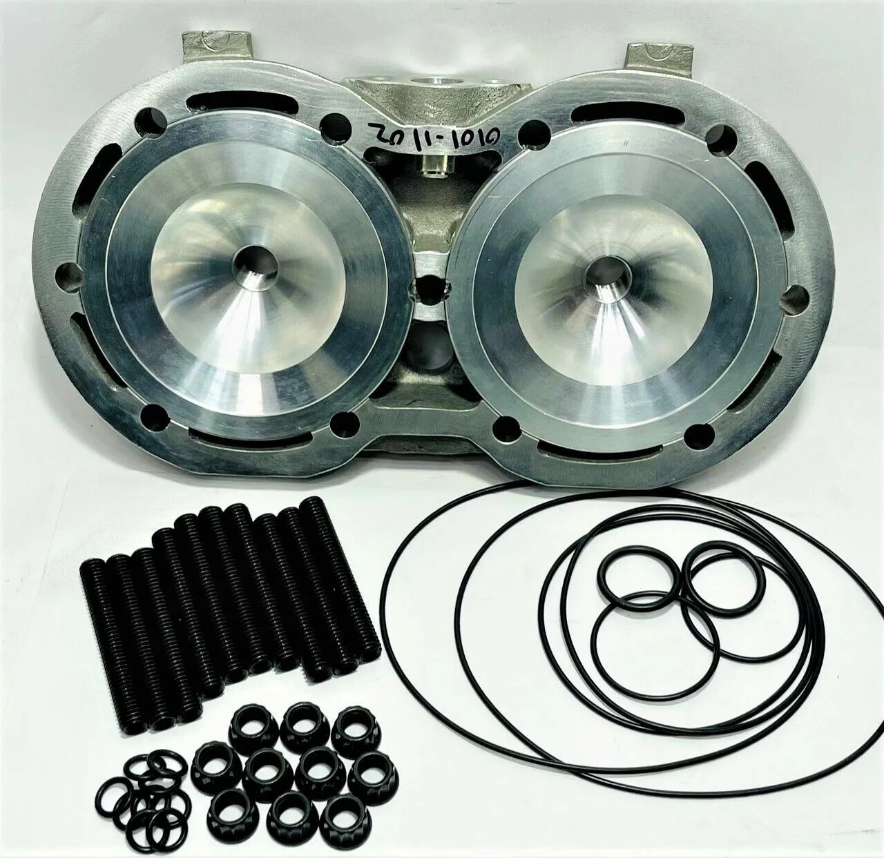 Banshee 611 554 583 DM Cylinder Head 28cc Domes O-rings 10 mil Top End Shell