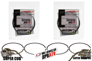 Banshee 72 mm Bore Wiseco Piston Rings Super Cub Rebuild Set 2835CD Pair Set 4