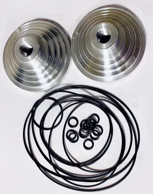 Banshee Athena 421 Big Bore Domes  4mm Conversion Cool Head Stroker Dome O Rings