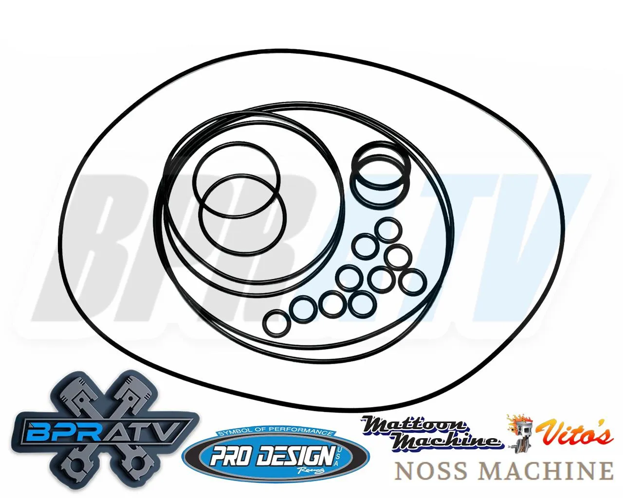 Banshee Hot Rods  4mm Stroker Crank Bottom End Rebuild Kit & Pro Design O-Rings