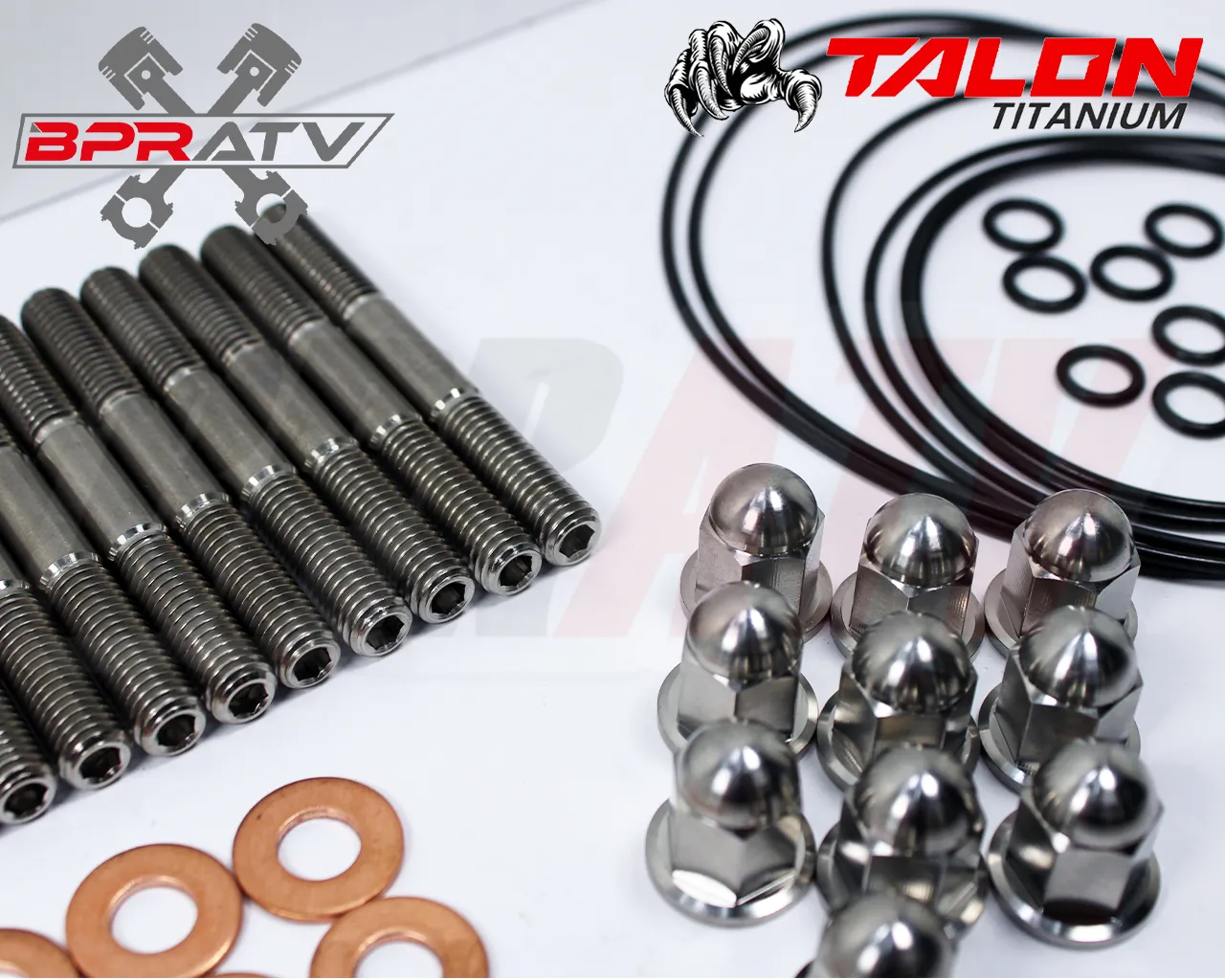 Best Yamaha Banshee TITANIUM Pro Design Cool Head Stud Kit Nuts O-Rings Gaskets