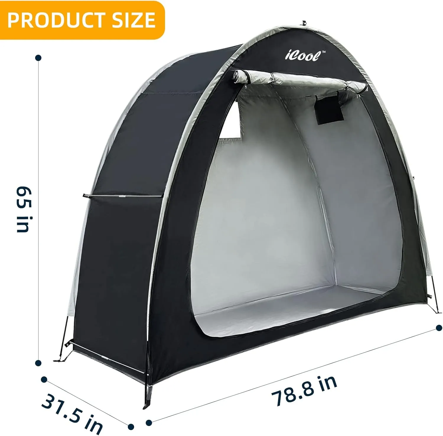 Bike Tent, Waterproof Storage for Bikes, Outdoor Gear with Ventilation
