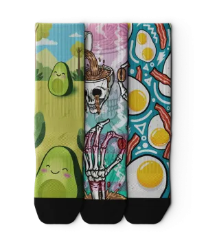 Breaky Crew Socks 3-Pack