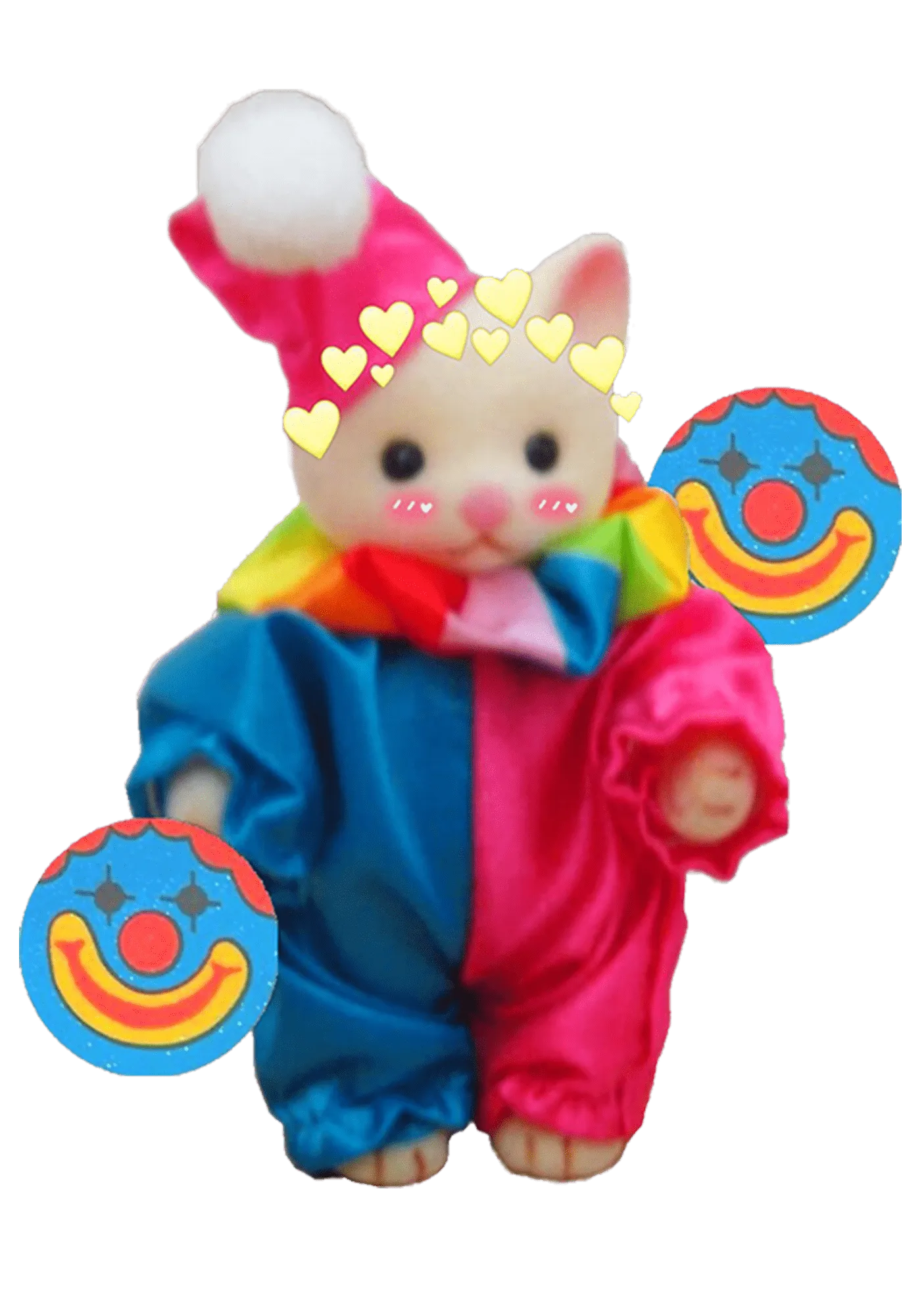 Chat Clown Canvas Tote Bag