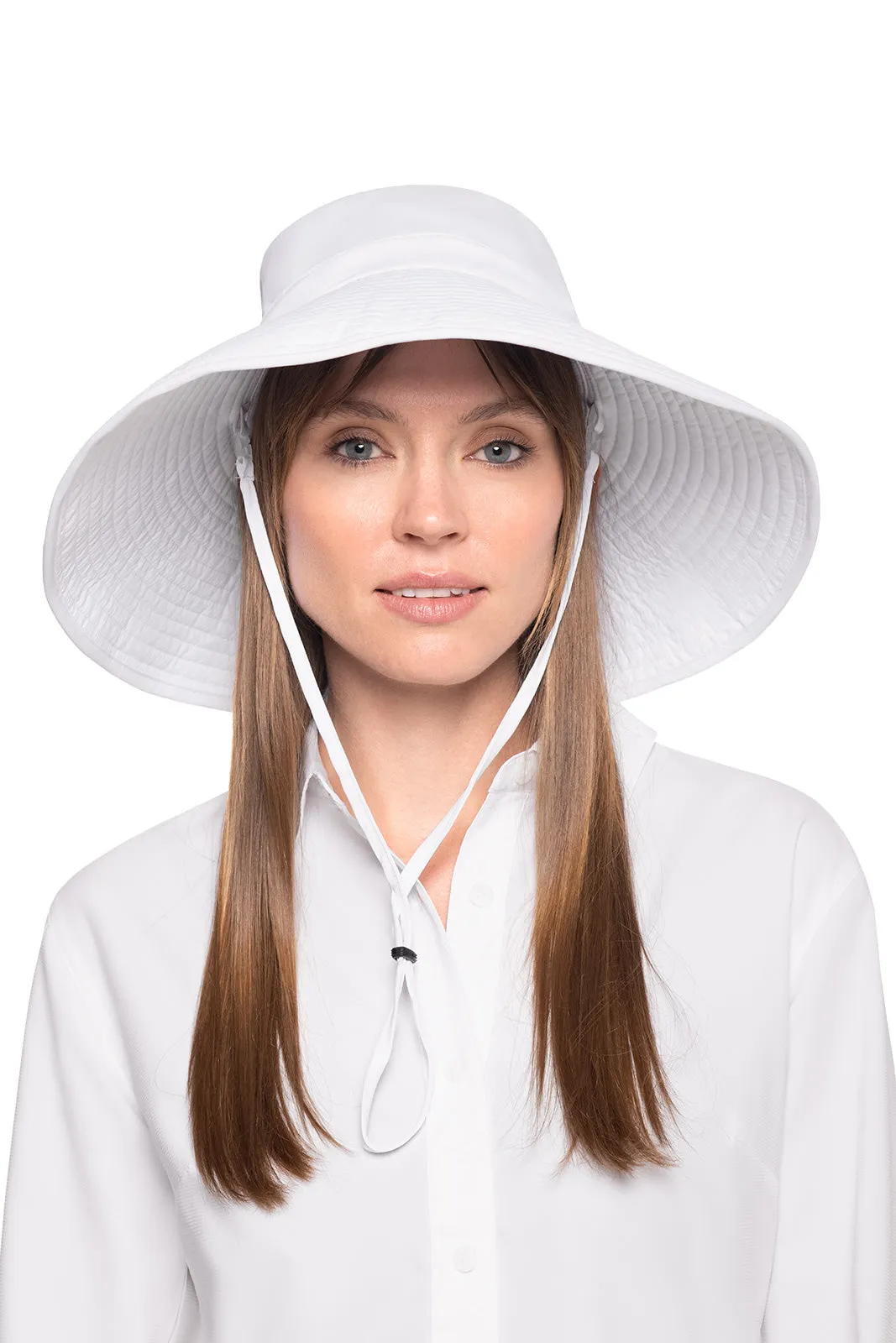 Cyd Travel Beach Hat | White