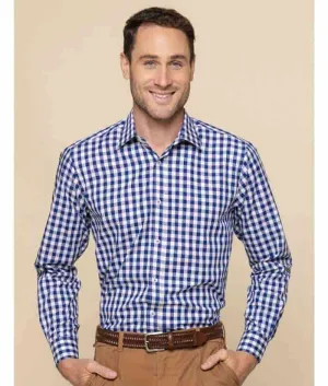 Degraves Royal Oxford Check Mens L/S Shirt