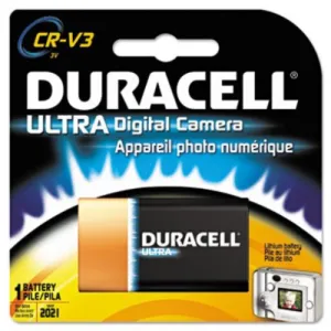 Duracell CR-V3 Battery Photo Lithium 3V LCRV3B ELCRV3 KCRV3 LB-01 (Exp. 2021)