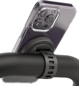 ENCASED Grip-X Magnetic Bar Mount, Compatible with MagSafe - Phone Holder for Gym, Home Fitness Bikes, Workout Equipment, Stroller and Cart Handlebars (iPhone 16, iPhone 15, 14, 13 Series)