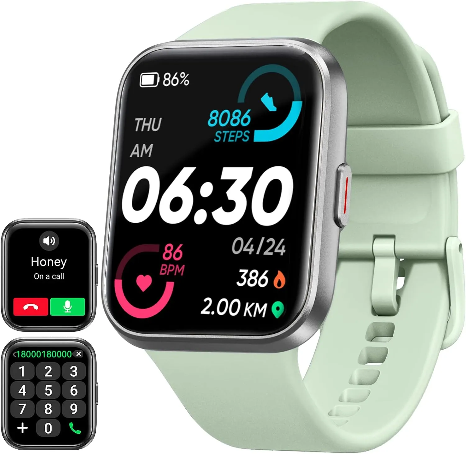 ENOMIR Smart Watch for Men Women(Answer/Make Call), Alexa Built-in,Fitness Watch with Heart Rate SpO2 Sleep Monitor 100 Sports 5ATM Waterproof Activity Trackers and Smartwatches for iOS&Android Phones