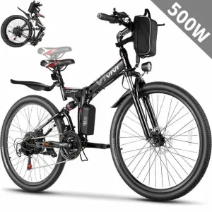 Full Suspension Foldable Electric Mountain Bike
