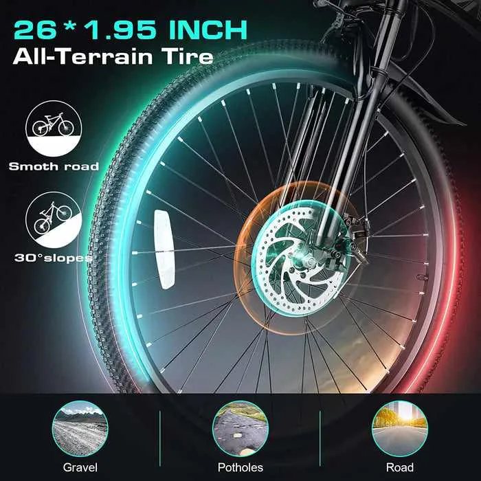 Full Suspension Foldable Electric Mountain Bike