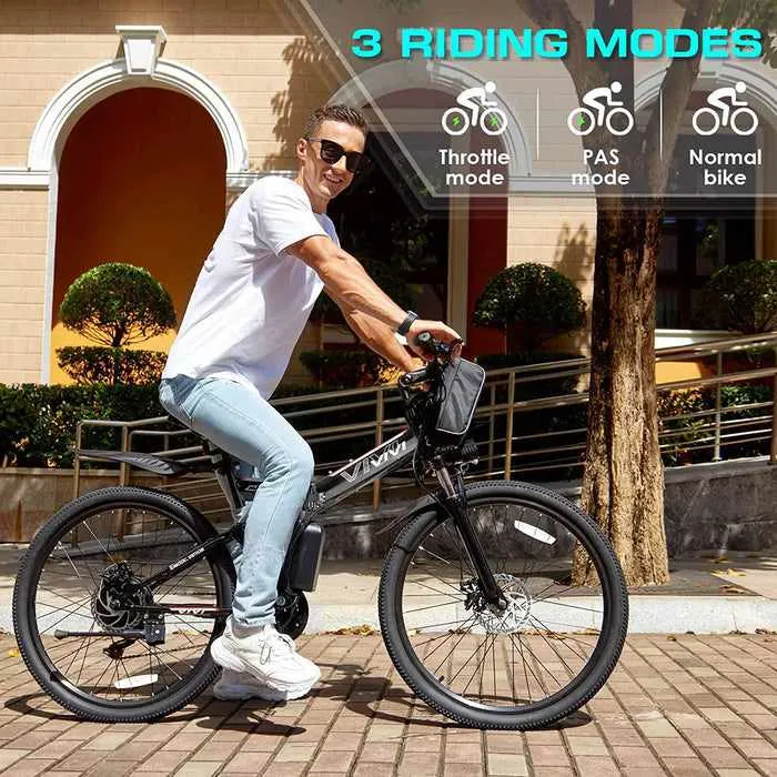 Full Suspension Foldable Electric Mountain Bike