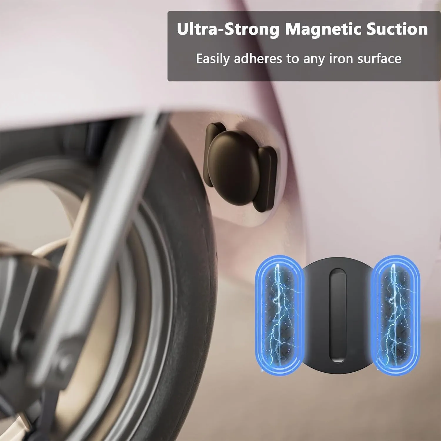GPS Tracker for Vehicles,1PCS Car GPS Tracking Device,Mini Hidden Car Tracker Device Ith Magnetic Case,Work with Find My (iOS Only),Tracker Device for Vehicles,No Monthly Fee Car GPS Tracker