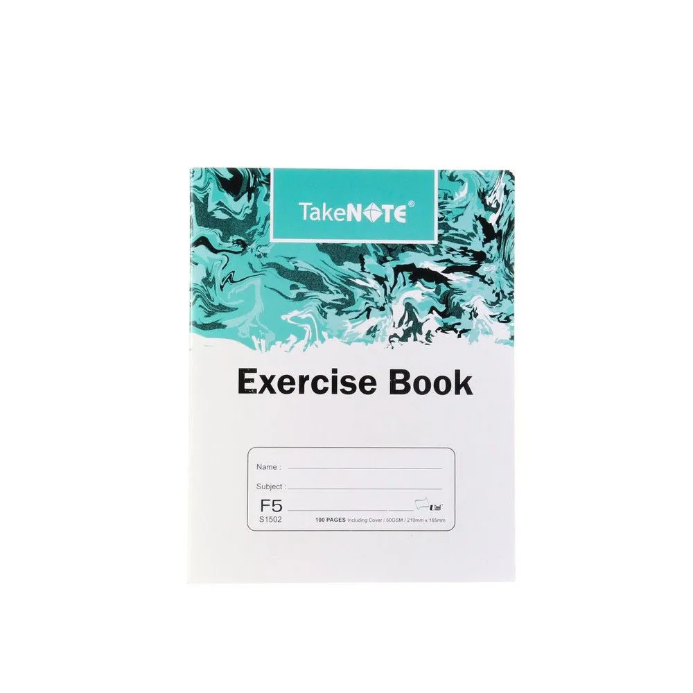 Green F5 Exercise Book 100PG S-1502