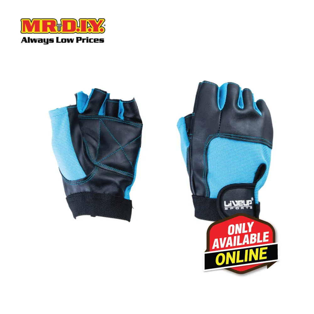 LIVEUP Sports Training Gloves (1 Pair) - Blue LS3058