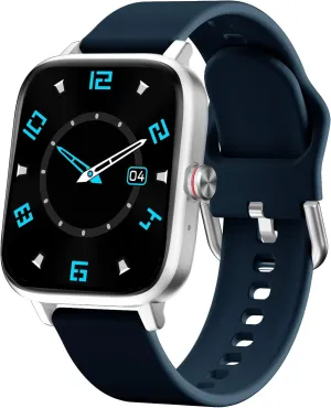 Luoba Smart Watches for Men, 1.69'' Answer/Make Call Android Smartwatch Activity Fitness Tracker with Heart Rate Sleep Monitor Calorie Step Counter Digital Fitness Watch Compatible Android iOS, Blue