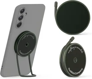 Magnetic Phone Grip & Flexible Phone Holder use as pop Socket Tripod Stand for Stable Phone use in car Bicycle Office for Non-Magnetic Surfaces - NOT Compatible with MagSafe
