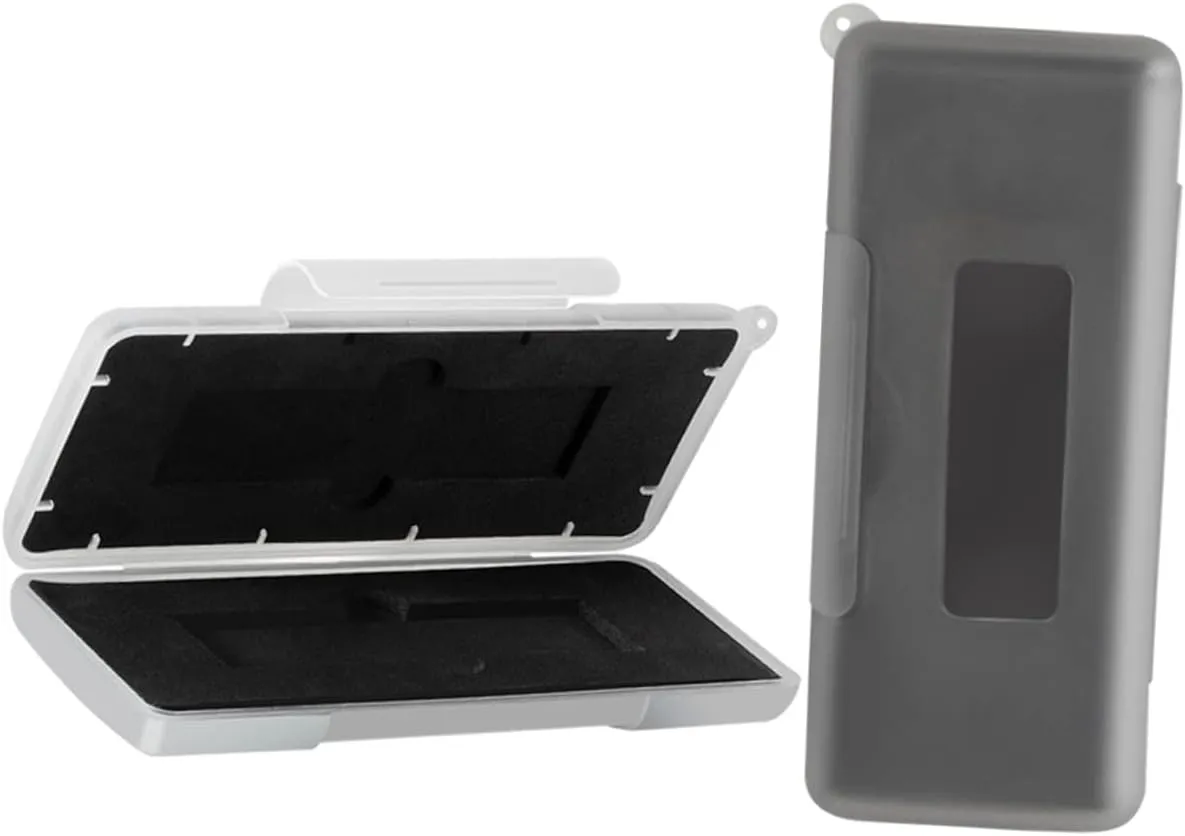 MERRYHAPY Hard Drive Case for 2 Hard Drive Carrying Case Removable Hard Drive Storage Box Soft Foam
