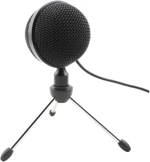 Metal USB Condenser Recording Microphone for Laptop MAC or, Live Broadcast