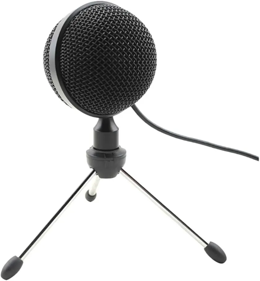 Metal USB Condenser Recording Microphone for Laptop MAC or, Live Broadcast