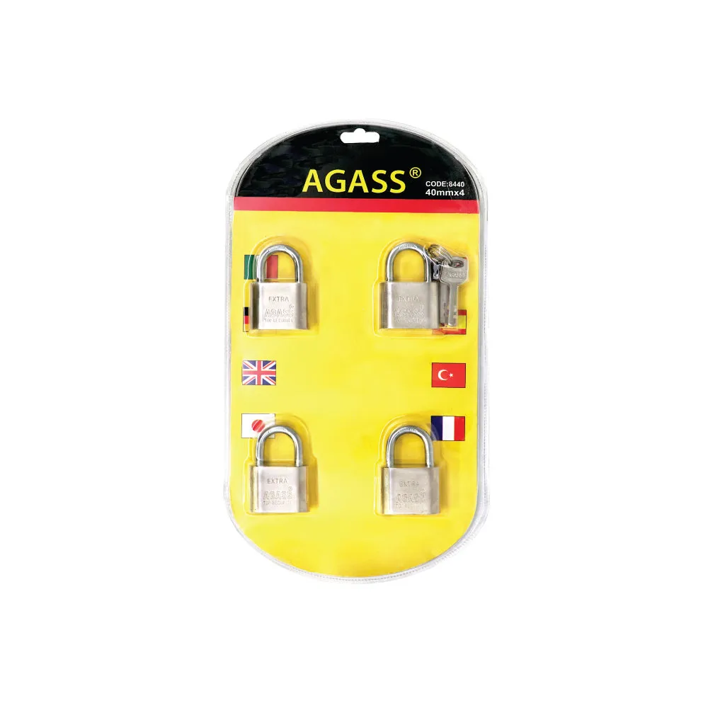 (MR.DIY)  Padlock Set (4 x 40mm)