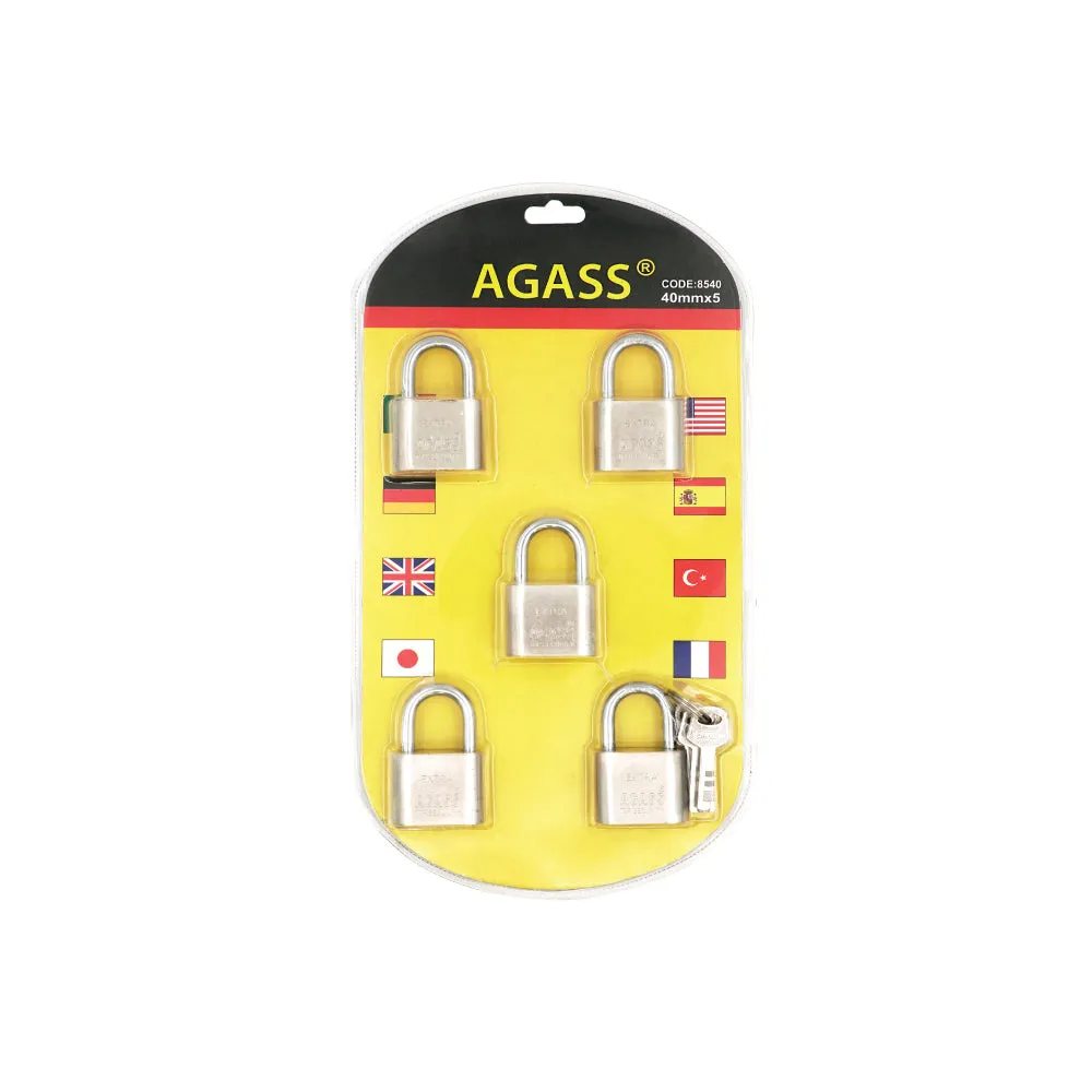 (MR.DIY)  Padlock Set (5 x 40mm)