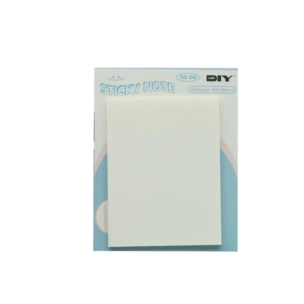 (MR.DIY) Post-it Reminder Sticky Note Sticker 50 Sheets (76 x 100mm)