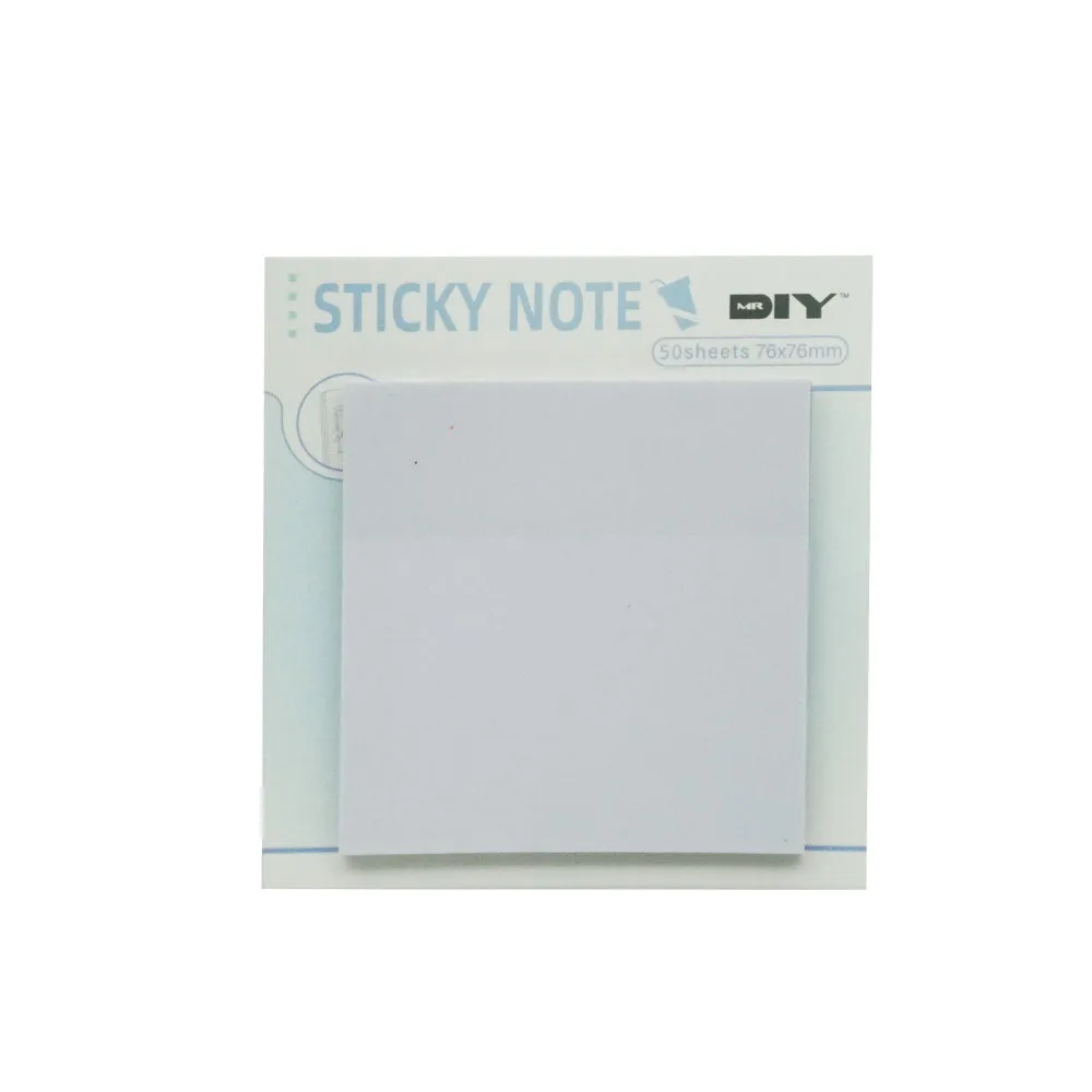 (MR.DIY) Sticky Post-it Adhesive Plain Note 50 Sheets (76 x 76mm)