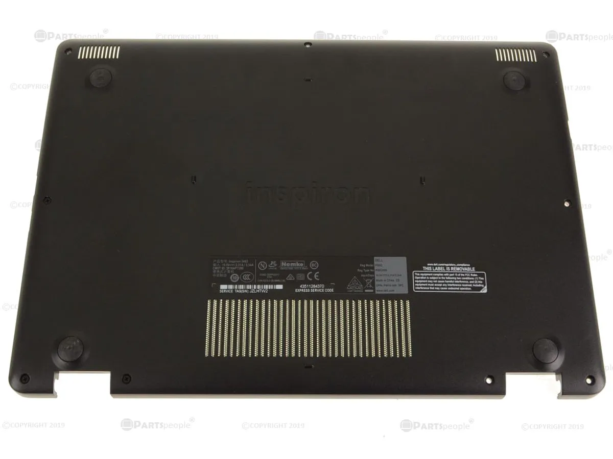 New Dell OEM Inspiron 3482 Laptop Base Bottom Cover Assembly 2XMT6
